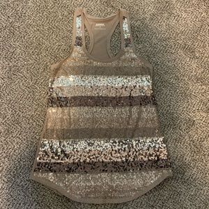 Express sequined top
